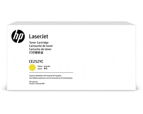 Картридж HP Contractual Yellow Optimized Original LaserJet Toner Cartridge (CE252YC)