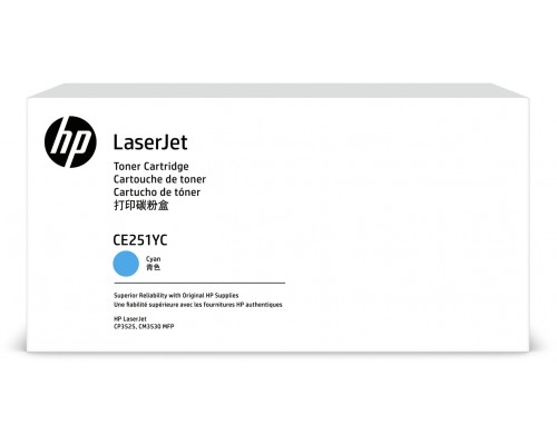 Картридж HP Contractual Cyan Optimized Original LaserJet Toner Cartridge (CE251YC)