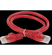 Патчкорд ITK Коммутационный шнур (патч-корд), кат.5Е UTP, 5м, красный                                                                                                                                                                                     