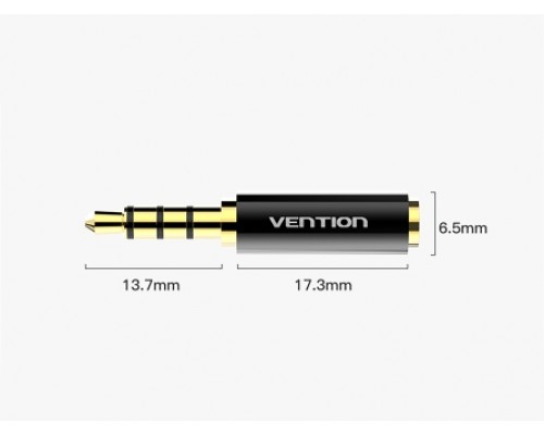 Переходник Vention Jack 2.5 mm F/3.5mm M