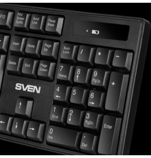 Беспроводная клавиатура SVEN KB-C2100W ((2,4 GHz, 104кл.)                                                                                                                                                                                                 