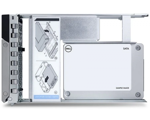 Накопитель 480GB SSD SATA Mixed Use 6Gbps, 512e 2.5in Hot plug, 3.5in HYB CARR Drive,S4610, 14G