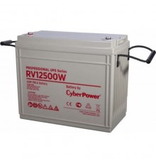Аккумулятор Battery CyberPower Professional UPS series RV 12500W, voltage 12V, capacity (discharge 20 h) 155Ah, capacity (discharge 10 h) 147Ah, max. discharge current (5 sec) 1340A, max. charge current 37.5A, lead-acid type AGM, terminals under bolt