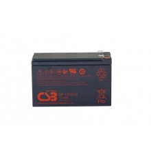Аккумулятор Battery CSB series GP, GP1272 (12V28W), voltage 12V, capacity 28 W/C at 15 min. discharge to U fin. - 1.67 V/Cel at 25°C, (discharge 20 hours), max. discharge current (5 sec.) 100A, short circuit current 304A, max. charge current 2.8A, le