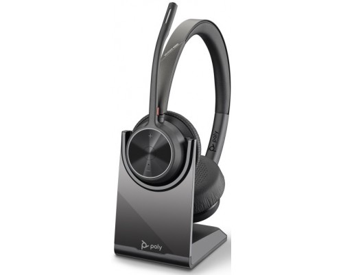 Гарнитура беспроводная/ VOYAGER 4320 UC,V4320 (COMPUTER & MOBILE) USB-A, STEREO BLUETOOTH HEADSET, WITH CHARGE STAND, WORLDWIDE