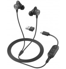 Гаринитура Logitech Zone Wired Earbuds Teams - GRAPHITE                                                                                                                                                                                                   