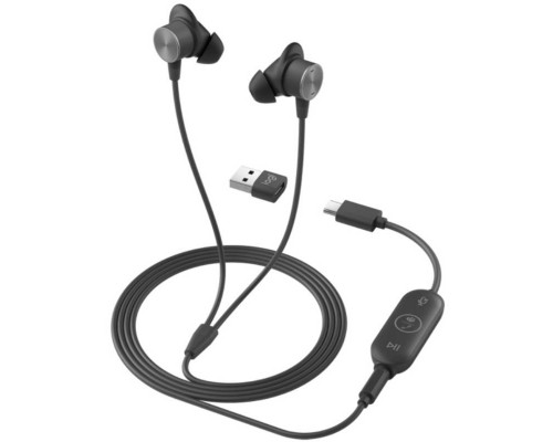 Гаринитура Logitech Zone Wired Earbuds Teams - GRAPHITE