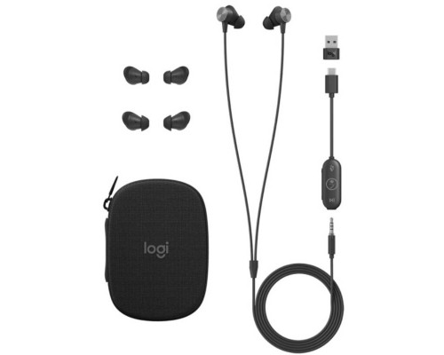 Гаринитура Logitech Zone Wired Earbuds Teams - GRAPHITE