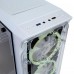 корпус для ПК без БП/ PC CASE HIPER MG100 WIND (w/o PSU, USB+HD audio, 1*RGB rear fan, 3*RGB front fan) White