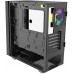 корпус для ПК без БП/ PC CASE HIPER HG304 ATOM (w/o PSU, USB+HD audio, 3*RGB front fan) BLACK