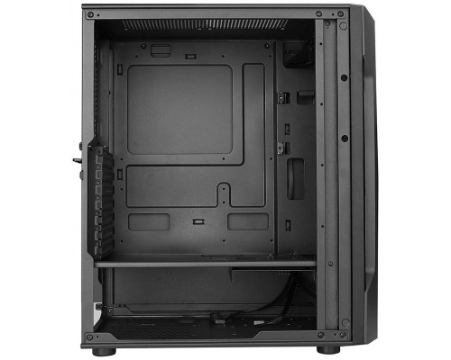 корпус для ПК без БП/ PC CASE HIPER XG301 POLARIS 2 (w/o PSU, USB+HD audio, 3*RGB front fan) BLACK