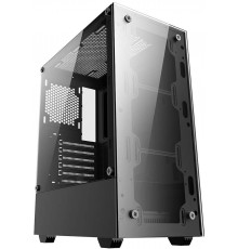 корпус для ПК без БП/ PC CASE HIPER HG302 SHADOW (w/o PSU, USB+HD audio, W/O fan) BLACK                                                                                                                                                                   