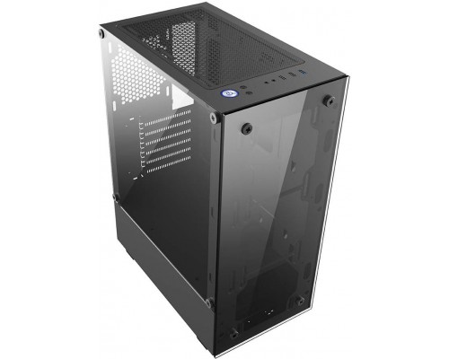 корпус для ПК без БП/ PC CASE HIPER HG302 SHADOW (w/o PSU, USB+HD audio, W/O fan) BLACK