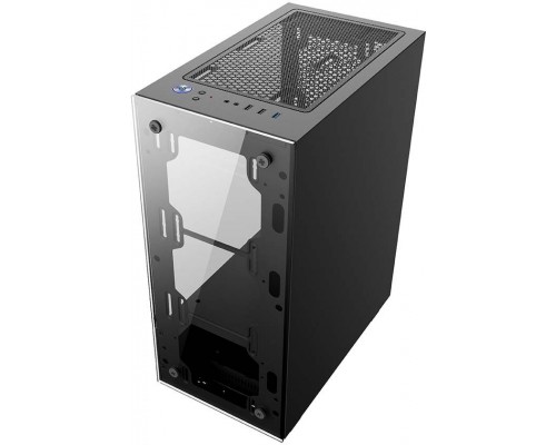 корпус для ПК без БП/ PC CASE HIPER HG302 SHADOW (w/o PSU, USB+HD audio, W/O fan) BLACK