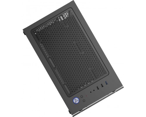 корпус для ПК без БП/ PC CASE HIPER HG302 SHADOW (w/o PSU, USB+HD audio, W/O fan) BLACK