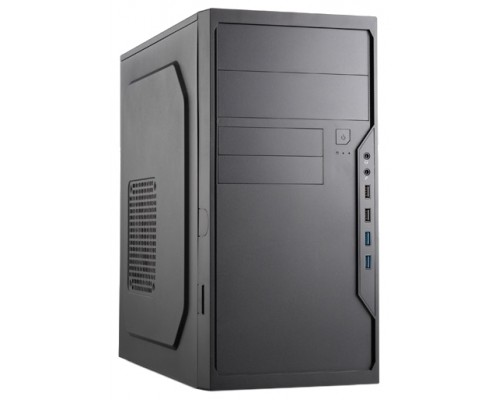 Корпус Case Foxline FL-733R-FZ450R-U32-NRP mATX case, black, w/PSU 450W 12cm, w/2xUSB2.0, w/2xUSB3.0, w/P-lock, w/E-lock support, w/rear LED lighting button, w/pwr cord, w/o FAN