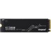 Накопитель Kingston SSD KC3000, 2048GB, M.2 22x80mm, NVMe, PCIe 4.0 x4, 3D TLC, R/W 7000/7000MB/s, IOPs 1 000 000/1 000 000, TBW 1600, DWPD 0.71, with Heat Spreader (5 лет)