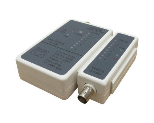 Тестер кабелей RJ45/BNC ST-248 TELECOM