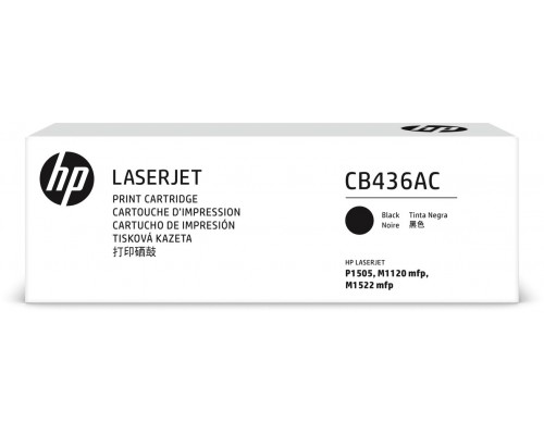 Картридж HP LaserJet CB436A Black Print Cartridge Contract