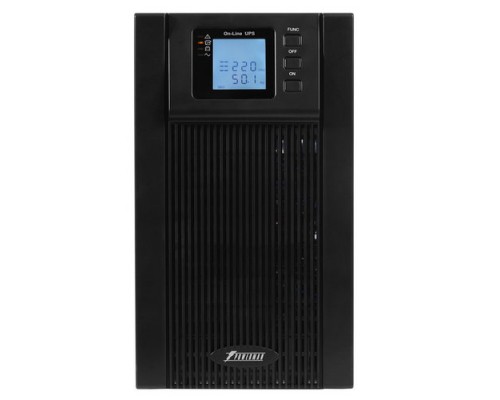 ИБП UPS POWERMAN Online 3000 RT, LCD, dual conversion, 3000VA, 2700W, 8 IEC 60320 C13 sockets, 1 IEC 320 C19 socket, short circuit protection, surge protection, overload, discharge and battery recharge. RJ11 / RJ45. Interfaces USB, RS232, SNMP, EPO.