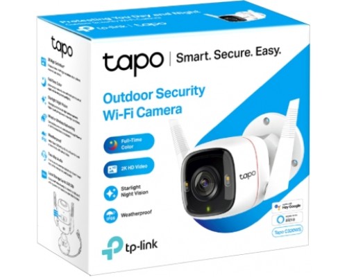 Камера/ Outdoor Security Wi-Fi Camera, 4 Мп (2560  1440), 2.4 GHz, 2  External Antennas, 1  Ethernet Port