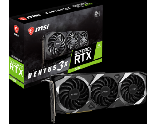 Видеокарта GeForce RTX 3070 VENTUS 3X 8G OC LHR