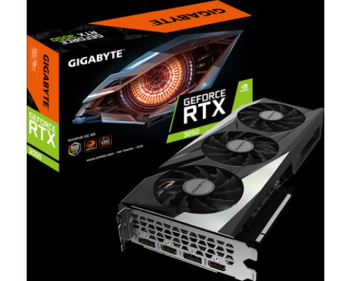 Видеокарта PCIE16 RTX3050 8GB GDDR6 GV-N3050GAMING OC-8GD GIGABYTE