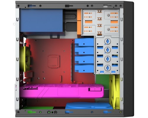 Корпус без блока питания Case Foxline FL-733, w/o PSU