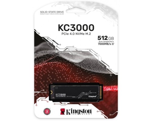 Накопитель SSD M.2 2280 Kingston SKC3000S/512G