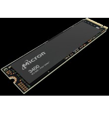 Накопитель Micron SSD 3400, 1024GB, M.2(22x80mm), NVMe, PCIe 4.0 x4, 3D TLC, R/W 6600/5000MB/s, IOPs 630 000/700 000, TBW 600, DWPD 0.5 (12 мес.)                                                                                                         