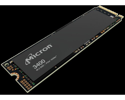 Накопитель Micron SSD 3400, 1024GB, M.2(22x80mm), NVMe, PCIe 4.0 x4, 3D TLC, R/W 6600/5000MB/s, IOPs 630 000/700 000, TBW 600, DWPD 0.5 (12 мес.)