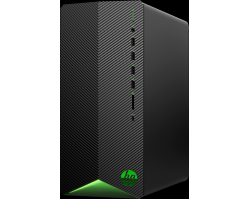 Компьютер HP Pavilion Gaming TG01-2018ur  AMD Ryzen 5 5600G(3.9Ghz)/16384Mb/512SSDGb/noDVD/Ext:nVidia RTX 3060ti(8192Mb)/war 1y/Shadow Black with Green LED  /FreeDOS + No KBD, no MOUSE