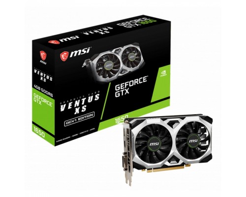 Видеокарта GTX 1650 D6 VENTUS XS OCV1 4GB GDDR6 128bit DVI HDMI DP RTL