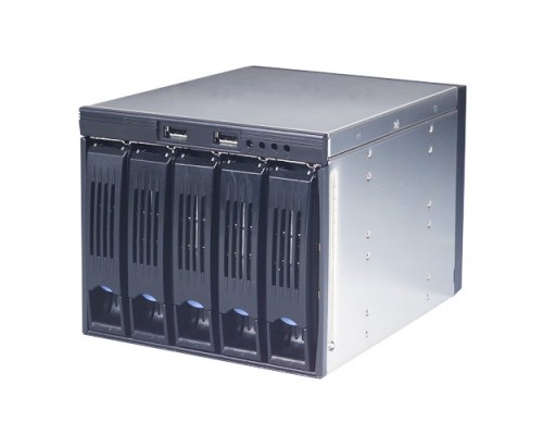 Корпус для HDD/SSD SK33502T3 SK33502H08*13709 STORGE KIT,5-IN-3,USB3.0,12GSAS,BK,W/FAN+CABLE,BULK,12BOX/CTN,REV.