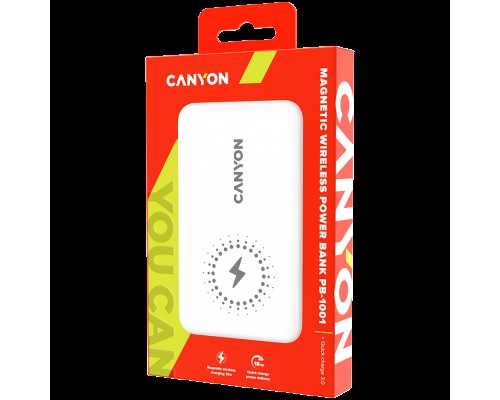 Портативный аккумулятор Canyon CNS-CPB1001W