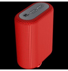 Беспроводной динамик Canyon BSP-4 Bluetooth Speaker, BT V5.0, BLUETRUM AB5365A, TF card support, Type-C USB port, 1200mAh polymer battery, Red, cable length 0.42m, 114*93*51mm, 0.29kg                                                                   