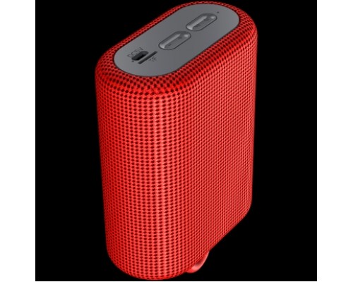 Беспроводной динамик Canyon BSP-4 Bluetooth Speaker, BT V5.0, BLUETRUM AB5365A, TF card support, Type-C USB port, 1200mAh polymer battery, Red, cable length 0.42m, 114*93*51mm, 0.29kg