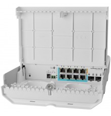 Коммутптор netPower Lite 7R with 8 x Gigabit Ethernet ports (7 with Reverse POE-in, 1 with PoE-OUT), 2 x SFP+ cages, SwitchOS, outdoor enclosure, mounting kit (power supply NOT included)                                                                