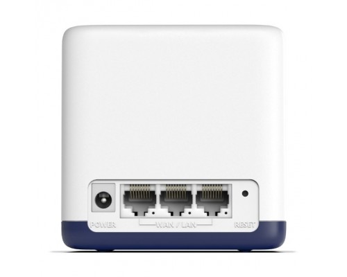 Роутер AC1900 Whole Home Mesh Wi-Fi SystemSPEED: 600 Mbps at 2.4 GHz + 1300 Mbps at 5 GHzSPEC: 3 Internal Antennas, 3 Gigabit Ports per Unit (WAN/LAN auto-sensing)FEATURE: MERCUSYS APP, Router/AP Mode, One Unified Network, Seamless Roaming, Easy Ex