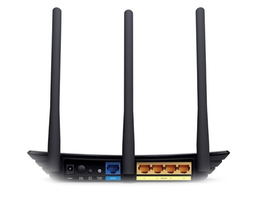 Роутер Router TP-Link TL-WR940N, 2,4GHz Wireless N 450Mbps, 4 x 10/100Mbps LAN Ports, 1 x 10/100Mbps WAN Port, Fixed Omni Directional Antenna 3 x 5dBi, IP based bandwidth control