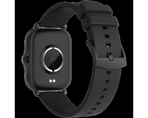 Смарт-часы CANYON Smart watch, 1.69inches TFT full touch screen, Zinic+plastic body, IP67 waterproof, multi-sport mode, compatibility with iOS and android, black body with black silicon belt, Host: 44.4*36*9.2mm, Strap: 230x20mm, 47g