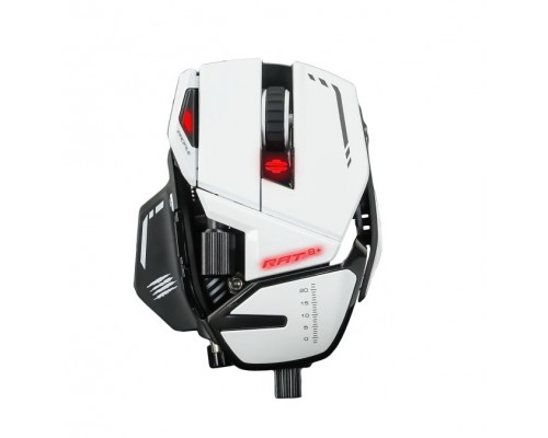 Мышь Mad Catz  R.A.T. 8+ White проводная, оптическая, 16000 dpi, USB, RGB подсветка, цвет  белый