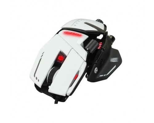 Мышь Mad Catz  R.A.T. 8+ White проводная, оптическая, 16000 dpi, USB, RGB подсветка, цвет  белый