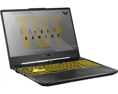 Ноутбук TUF Gaming F15 FX506HE-HN011 Core i5 11400H/8Gb/SSD512Gb/RTX 3050Ti 4Gb/15.6/FHD/IPS/144hz/noOS/black  (90NR0704-M00AD0) (729211)