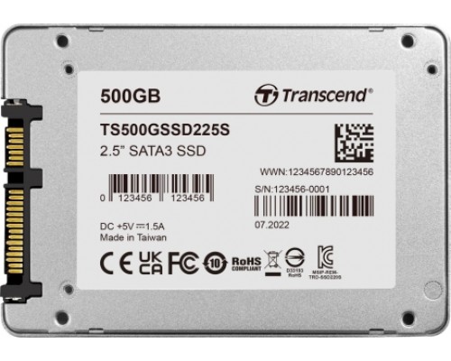 Твердотельный накопитель Transcend SSD225S TS500GSSD225S SSD, 2.5