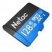 Карта памяти Netac P500 NT02P500STN-128G-S microSD, 128Gb, Class10, UHS-I Class 1 (U1), чтение  до 80 Мб/сек, без SD адаптера