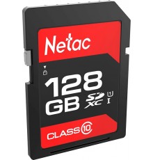 Карта памяти Netac P600 NT02P600STN-128G-R SDHC, 128Gb, Class10, UHS-I Class 1 (U1), чтение  до 80 Мб/сек                                                                                                                                                 