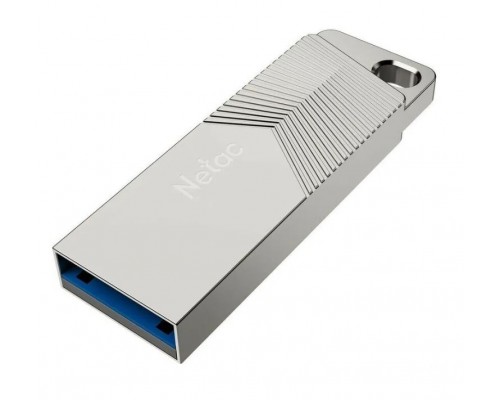 Флеш карта Netac UM1 NT03UM1N-032G-32PN 32Gb, USB 3.2, 5 Гбит/сек, металл, серебристая