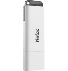 Флеш карта Netac U185 NT03U185N-256G-20WH 256Gb, USB 2.0, с колпачком, пластик, белый                                                                                                                                                                     