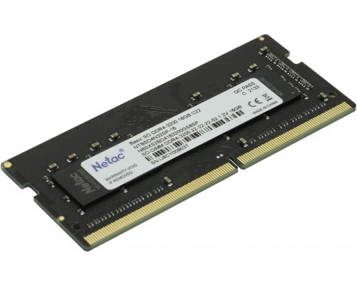 Оперативная память 16GB Netac NTBSD4N32SP-16 DDR5, 3200 MHz, 25600 Мб/с, CL22, 1.2 В (SO-DIMM)